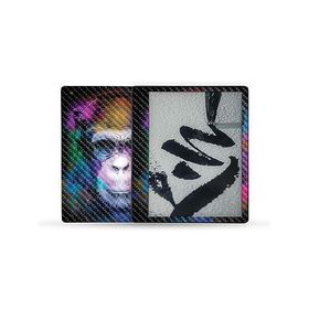 MightySkins Carbon Fiber Skin Compatible with Kindle Scribe (2022) Full Wrap - Neon Monkey | Protective Textured Carbon Fiber Finish | Eas_並行輸入