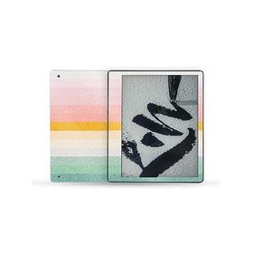 MightySkins Glossy Glitter Skin Compatible with Kindle Scribe (2022) Full Wrap - Horizon Stripes | Protective High-Gloss Glitter Finish | _並行輸入