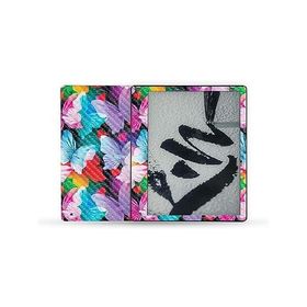 MightySkins Carbon Fiber Skin Compatible with Kindle Scribe (2022) Full Wrap - Prismatic Butterflies | Textured Carbon Fiber Finish | Easy_並行輸入