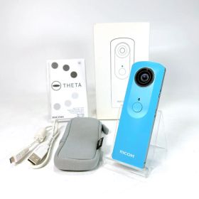 【美品】RICOH THETA m15 全天球カメラ 人気カラー ブルー