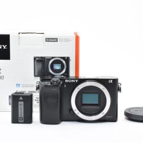 ★極上★ ソニー SONY α6000ボディ ILCE-6000 B ブラック 《ショット数7131回・元箱&バッテリー付！》★完動品★ #83P55A512067
