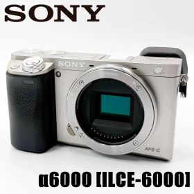 【美品】ソニー SONY α6000 ボディ シルバー [ILCE-6000] ミラーレス カメラ 中古