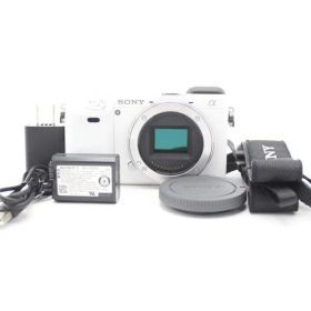 ショット数286！■ほぼ新品■ SONY ミラーレス一眼 α6000 ボディ ホワイト ♯10601