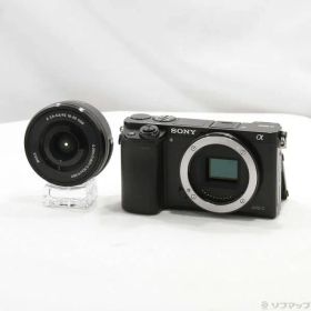 ソフマップ 〔中古品〕 α6000 パワーズームレンズキット ブラック ILCE-6000L【258】