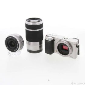 ソフマップ 〔中古品〕 α6000 ダブルズームレンズキット シルバー ILCE-6000Y【258】