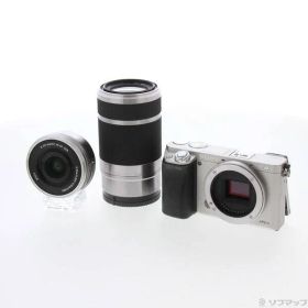 ソフマップ 〔中古品〕 α6000 ダブルズームレンズキット シルバー ILCE-6000Y【276】