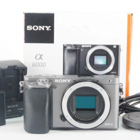 ソニー Sony a6000 ILCE-6000 24.3MP Digital Camera Gray Body 元箱 [新品同様] #Z5142A