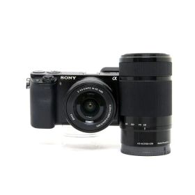 【中古】(ソニー) SONY ILCE-6000Y B ダブルズームレンズキツト