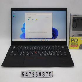 Lenovo ThinkPad X1 Carbon 6th Gen Core i5 8350U 1.7GHz/8GB/256GB(SSD)/14.0W/FHD(1920x1080) タッチパネル/Win11 【547259375】
