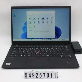 Lenovo ThinkPad X1 Carbon 8th Gen Core i5 10210U 1.6GHz/8GB/256GB(SSD)/14W/FHD(1920x1080)/Win11 【549257011】