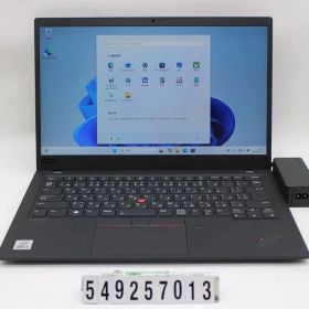 Lenovo ThinkPad X1 Carbon 8th Gen Core i5 10210U 1.6GHz/8GB/256GB(SSD)/14W/FHD(1920x1080)/Win11 【549257013】