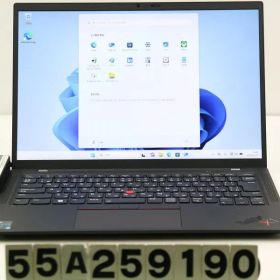 Lenovo ThinKPad X1 Carbon 9th Gen Core i5 1135G7 2.4GHz/8GB/256GB(SSD)/14W/WUXGA(1920x1200)/Win11 【55A259190】