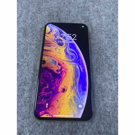 アイフォーン(iPhone)の美品 国内版 SIMフリー iPhoneXS 256GB シルバー色(スマートフォン本体)