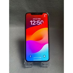 アイフォーン(iPhone)の美品 国内版 SIMフリー iPhoneXS 256GB シルバー色 (スマートフォン本体)