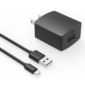 ★【PSE認証/Micro USB】1.5m 10W 互換用充電ケーブル 対応 Fire TV Stick, Kindle Fire Oasis E-Reader Paperwhite Voyage Tap 対応 小型チャージャー ACアダプター