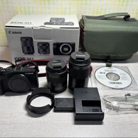 Canon EOS M3 ダブルズームキット 入学式 運動会 レンズ2本セット