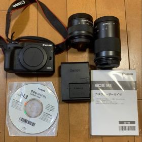 Canon EOS M3 ダブルズームキット ミラーレスカメラ レンズ2本付き