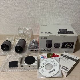 Canon EOS M3 ホワイト レンズ2本付き