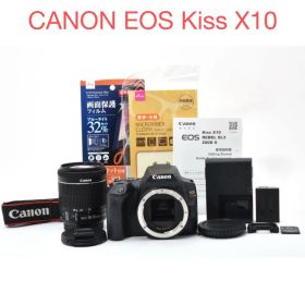 デジタル一眼レフカメラ CANON EOS Kiss X10標準レンズセット