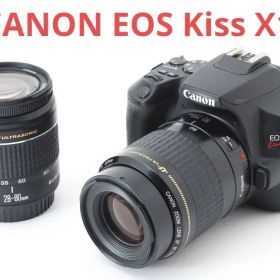 キャノン☆Canon EOS Kiss X10☆標準&望遠ダブルレンズセット
