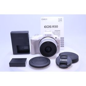 キヤノン(Canon)の【4,000回以下 ほぼ新品】Canon EOS R50 標準ズームレンズキット(ミラーレス一眼)