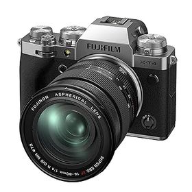 【中古】富士フイルムFUJIFILM ミラーレス一眼カメラ X-T4レンズキット シルバー X-T4LK-1680-S