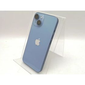 【中古】【赤ロム保証あり】Apple au 【SIMフリー】 iPhone 14 128GB ブルー MPVJ3J/A【高崎モントレー】保証期間1ヶ月【ランクC】