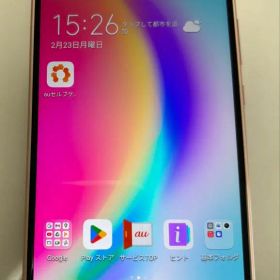 ファーウェイHUAWEI p20 lite 64GB ピンク pink本体 au