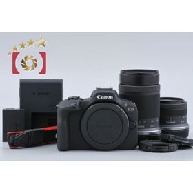 【中古】Canon キヤノン EOS R100 ダブルズームキット シャッター回数僅少