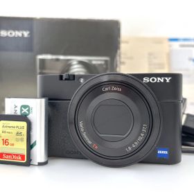 【ソニー】SONY Cyber-shot DSC-RX100 ブラック + SDカード、バッテリー付き 動作良好 #P963