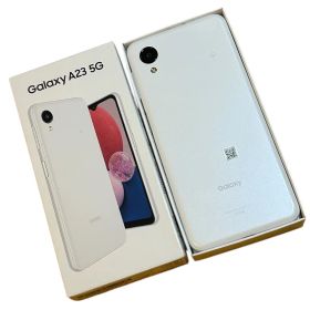 【安心保証】Galaxy A23 5G 64GB ホワイト（SCG18）電池良好 箱付き A36