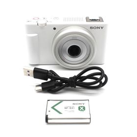 ソニー(SONY)のSONY VLOGCAM ZV-1F ホワイト ボディ(コンパクトデジタルカメラ)