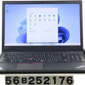 Lenovo ThinkPad E580 Core i5 8250U 1.6GHz/8GB/256GB(SSD)/15.6W/FHD(1920x1080)/Win11 【56B252176】