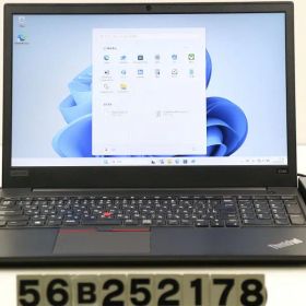 Lenovo ThinkPad E580 Core i5 8250U 1.6GHz/8GB/256GB(SSD)/15.6W/FHD(1920x1080)/Win11 【56B252178】