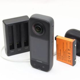 B+ (並品) Insta360 X3 ブラック 全方位カメラ 初期不良返品無料 2-211