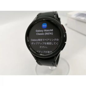 【中古】SAMSUNG Galaxy Watch6 Classic 47mm Wi-Fi/Bluetoothモデル SM-R960NZKAXJP ブラック【広島本通】保証期間1ヶ月【ランクB】