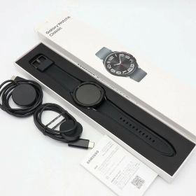 【美品】SAMSUNG Galaxy Watch6 Classic 43mm SM-R950NZKAXJP ブラック スマートウォッチ サムスン ギャラクシーウォッチ 本体 【中古】