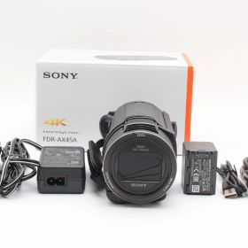 【返品保証】★新品級★ SONY ソニー FDR-AX45A 4K ビデオカメラ #02260114