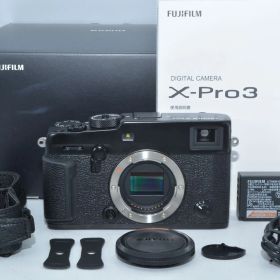 【17ショットの特上品】 富士フイルム FUJIFILM ミラーレス一眼カメラ X-Pro3 ブラック FX-X-PRO3 ＃8968