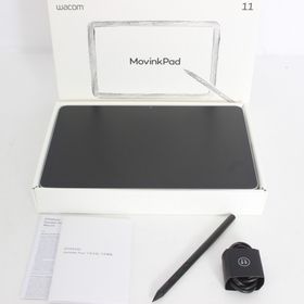 ワコム(Wacom)の【美品】Wacom MovinkPad 11 TDTHA116CL0Z ポータブルペンタブレット 液タブ 液晶ペンタブレット ワコム 本体(タブレット)