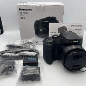 T☆美品 Panasonic パナソニック デジタルカメラ LUMIX DC-FZ85D-K 予備社外バッテリー付き 光学60倍ズーム
