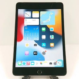 iPad mini 第4世代 Wi-Fi+Cellular 64GB au スペースグレイ 送料無料 本体 c17358