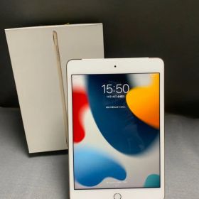美品 国内版 iPad mini4 128GB Cellular版 ゴールド色