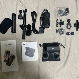 【モトブログセット】Insta360 X3＋初代DJI mic＋便利グッズ