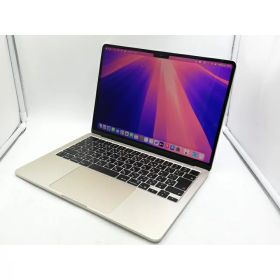 【中古】Apple MacBook Air 13インチ (M4,2025) M4(CPU:10C/GPU:8C) 16GB/256GB スターライト MW0Y3J/A【大宮東口】保証期間1ヶ月【ランクB】