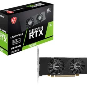 MSI GeForce RTX 3050 LP E 6G OC グラフィックスボード VD9314