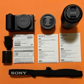 ソニー(SONY)のソニーVLOGCAM ZV-E10 II ダブルズームレンズキット /ブラック(デジタル一眼)