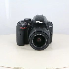 【中古】 (ニコン) Nikon D3300 18-55VR2 レンズキット ブラック【中古カメラ デジタル一眼】 ランク：B
