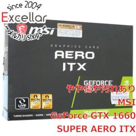 [bn:16] MSI製グラボ GeForce GTX 1660 SUPER AERO ITX PCIExp 6GB 元箱あり