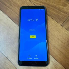 シャープ アクオススマホ SHV46 ネイビー 64GB 通電動作OK初期化済み